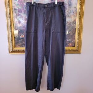 Sonoma Charcoal Gray Wide Leg Pants
